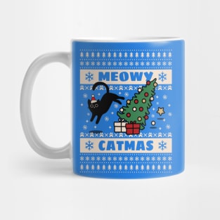 Meowy Christmas Mug